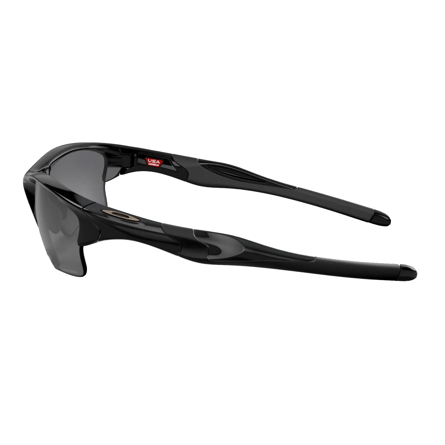 Oakley Half Jacket 2.0 XL Polished Black Black Iridium Polarized Sunglasses