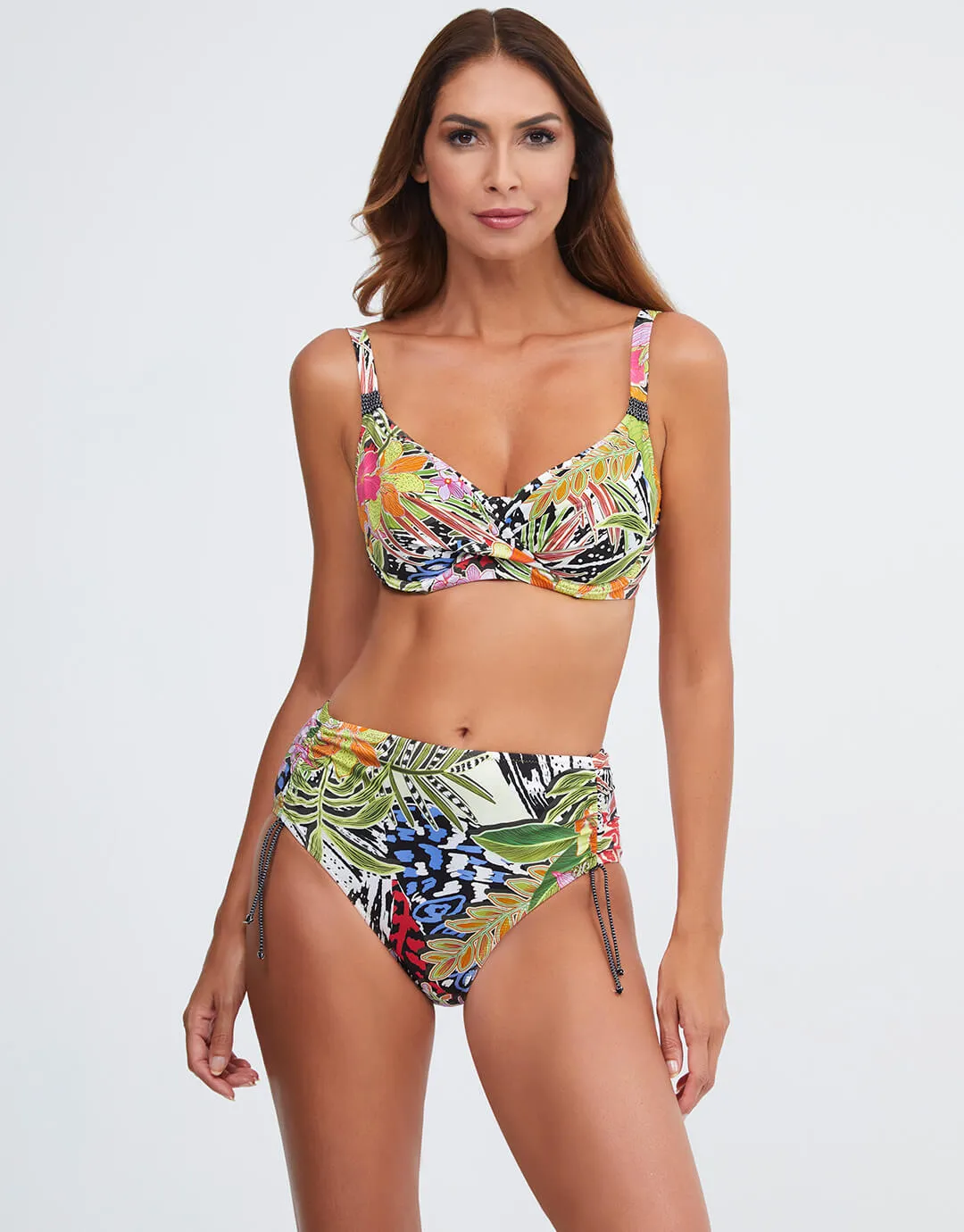 Palm Underwired Bikini Top - Multi