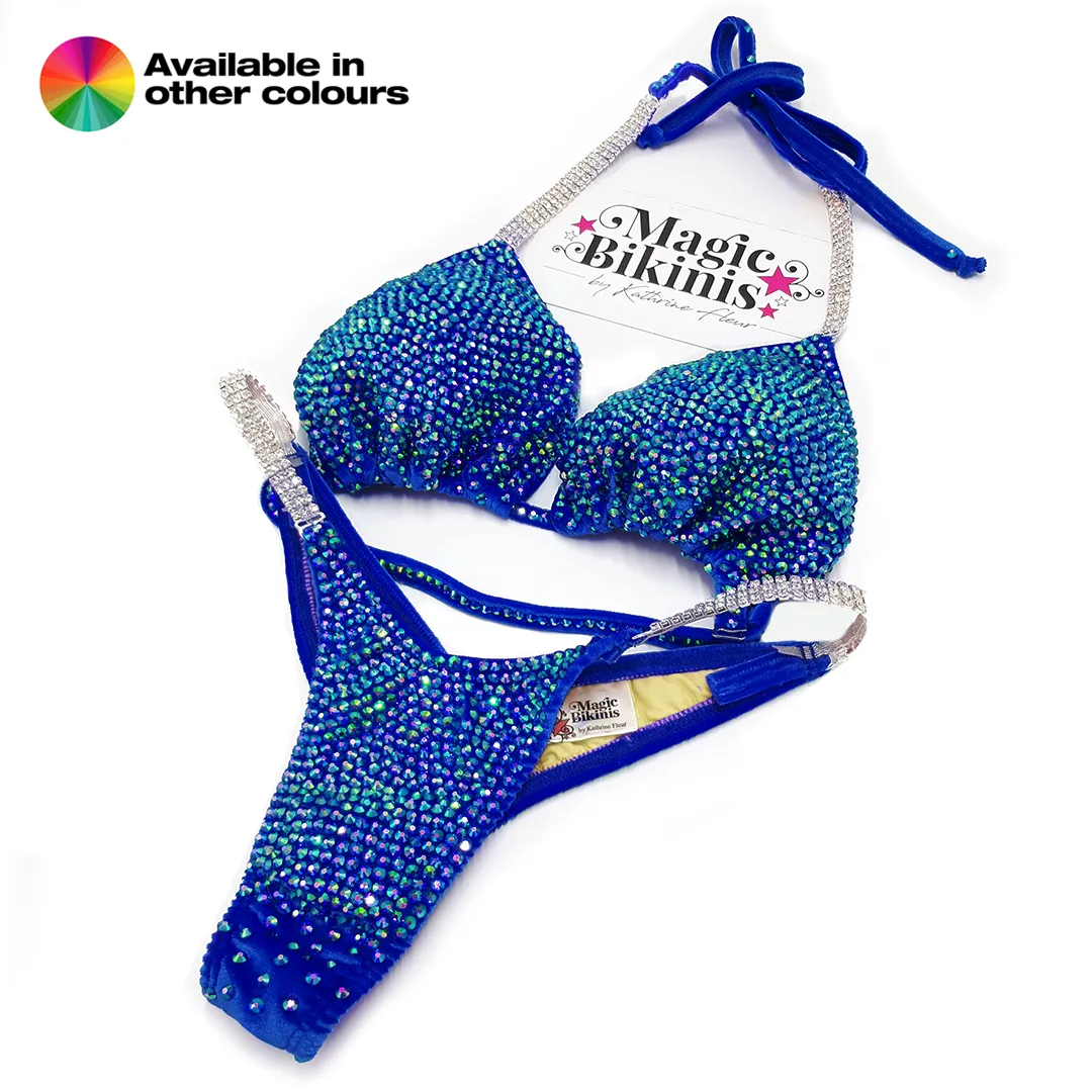 Quick Ship Bikini 198 Velvet Soft Cup Suit. NPC, PCA, GBO, NABBA, IBFF, WFF, ICN, INBA