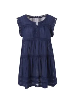 Rebekah Navy Short Dress