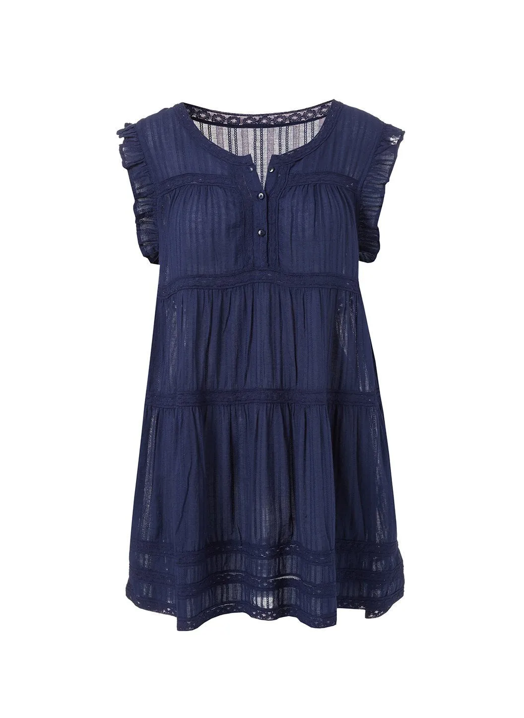 Rebekah Navy Short Dress