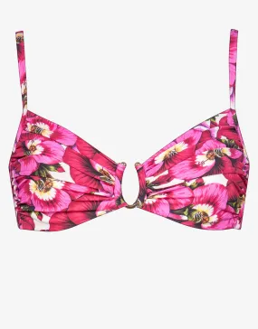 Revelation Underwired Bikini Top - Pansy Pink