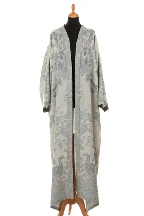 Reversible Dressing Gown in Duck Egg