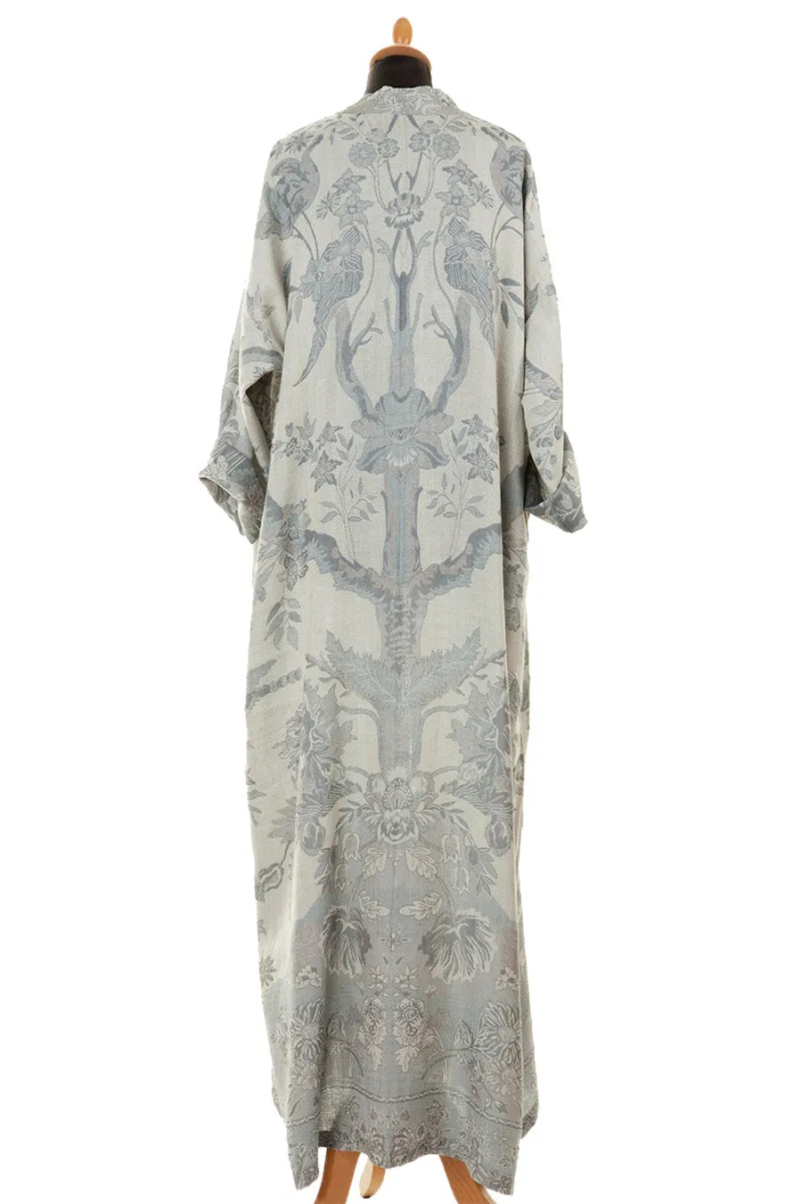 Reversible Dressing Gown in Duck Egg