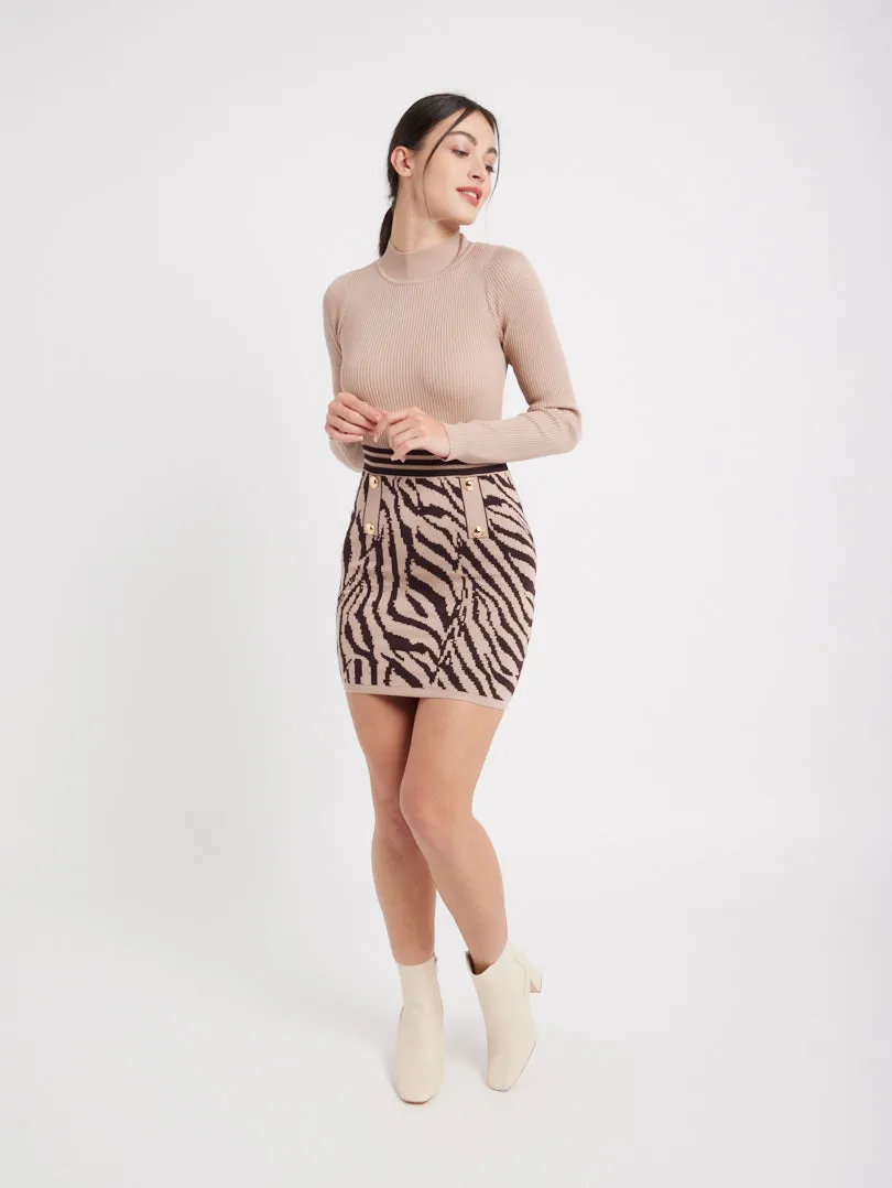 Robe style tailleur graphique
