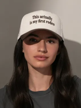 Rodeo Corduroy Trucker Hat