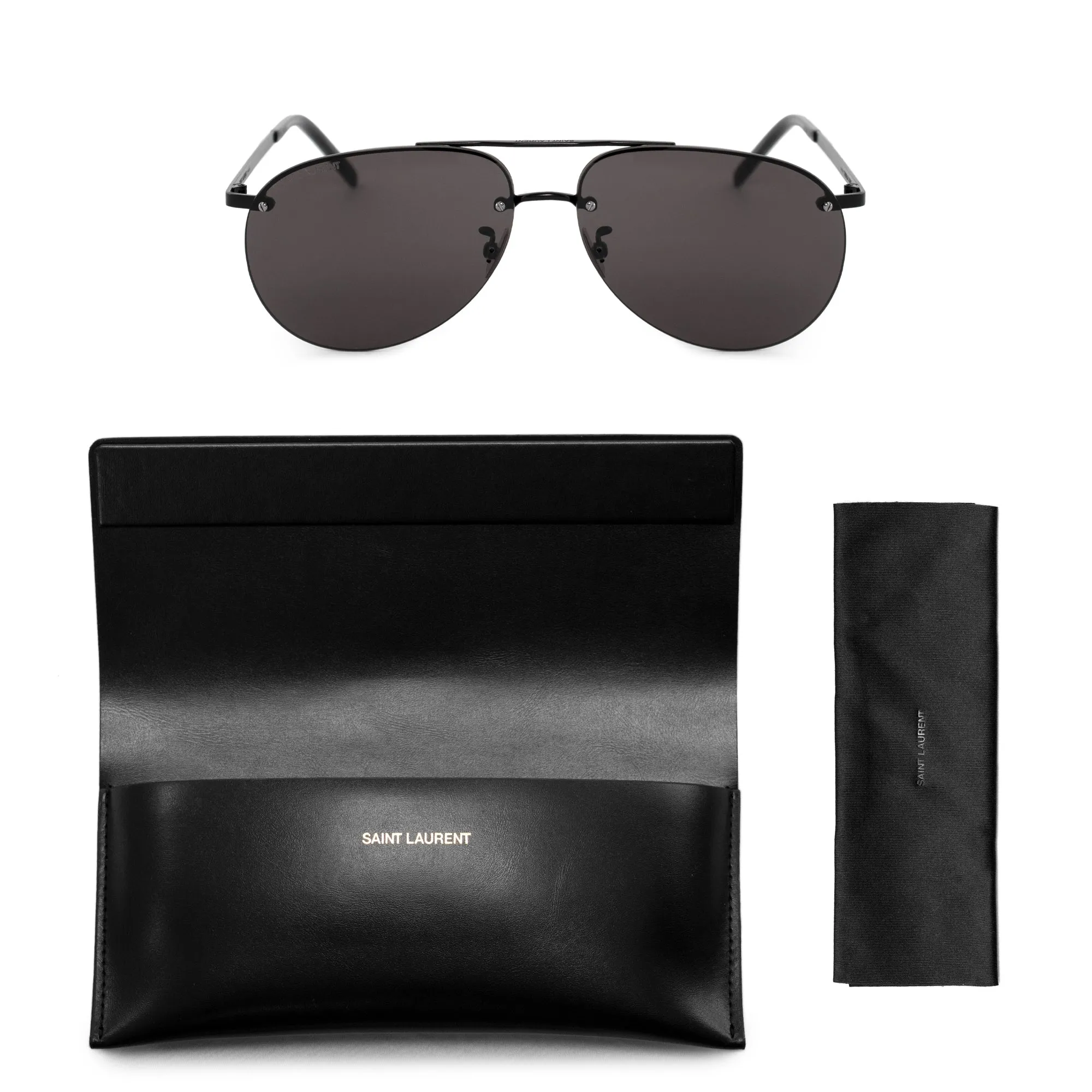 Saint Laurent Aviator Sunglasses SL416 002 60