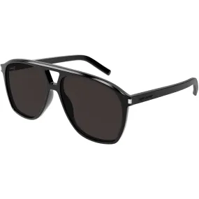 Saint Laurent Women's Sunglasses - Black Acetate Frame Black Lens | SL596DUNE 001