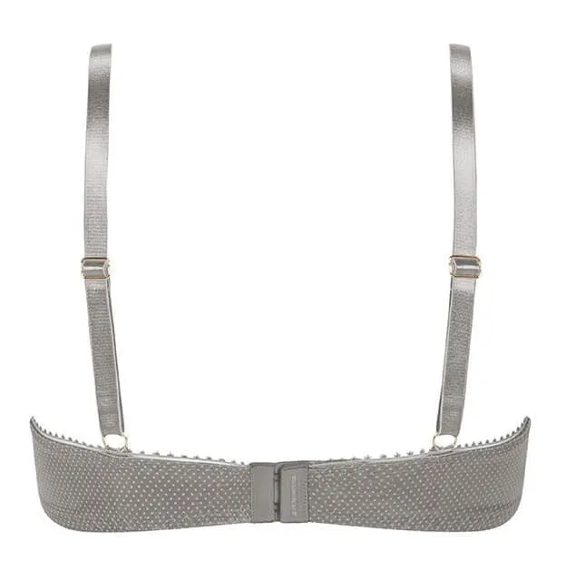 *SALE* Mastectomy Bra 'Floral Chic Wire Free Soft Cup' Grey/Rose