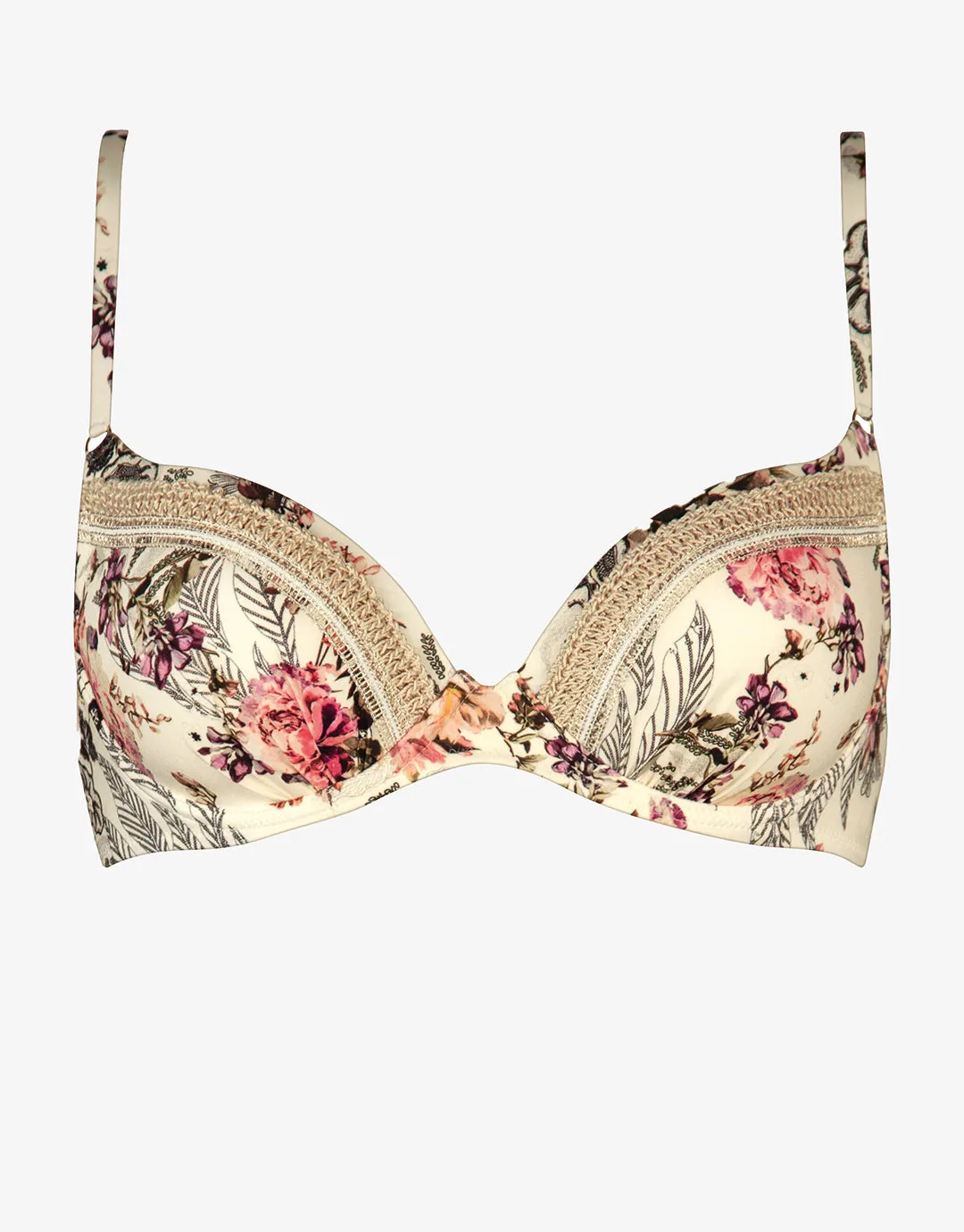 Secret Garden Underwired Bikini Top - Sunfaded Florals