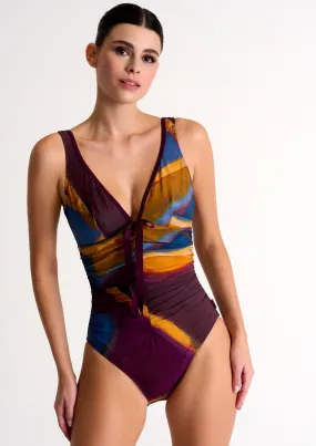 Shan Ophelie V-Neck Fullpiece - Print