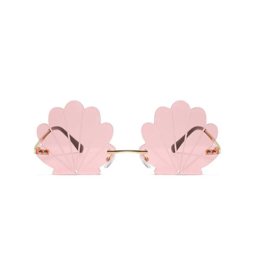 Shell Sunglasses Kids Pink Gold