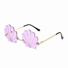 Shell Sunglasses Kids Purple Gold