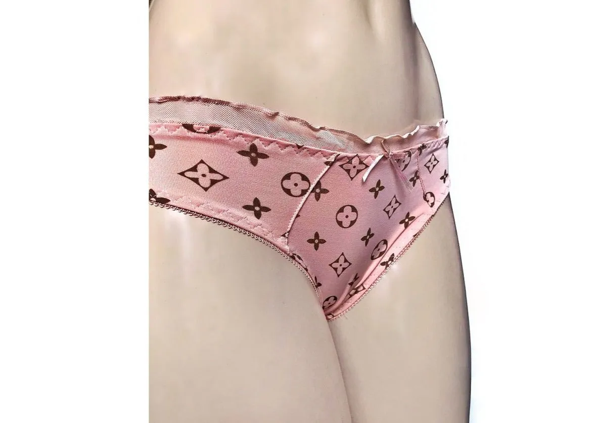 Silky L.V. Full Coverage Panties with Frills
