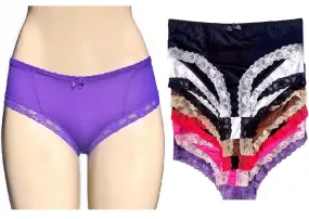 Simple Lace Trims and Silky Panties