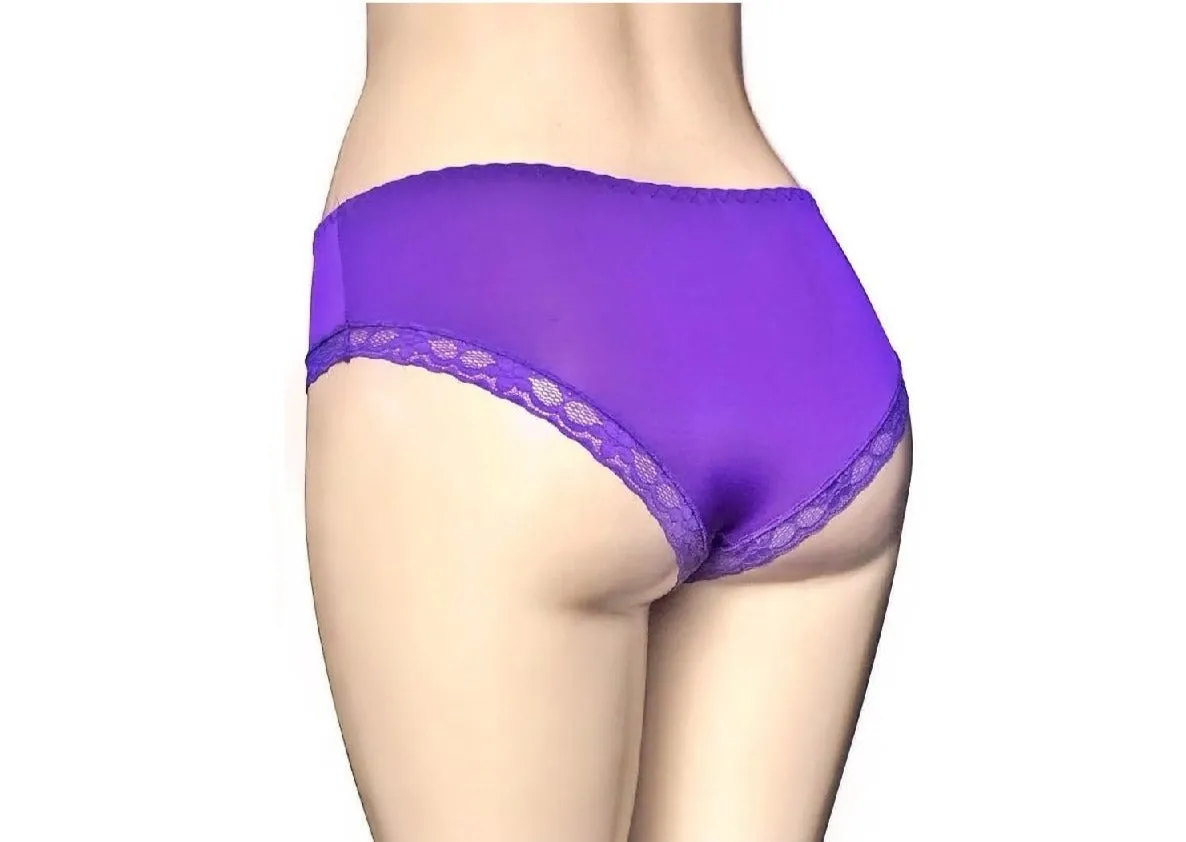 Simple Lace Trims and Silky Panties