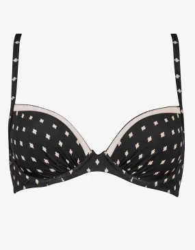 Soul Spots Underwired Bikini Top - Black