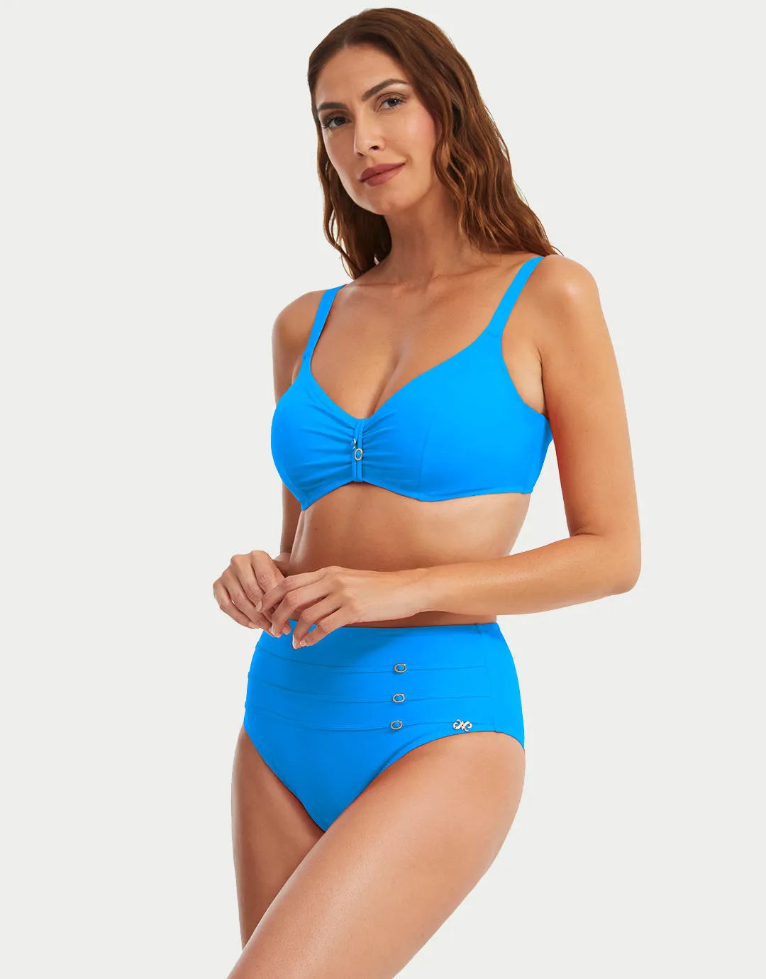Stella Underwired Bikini Top - Blue