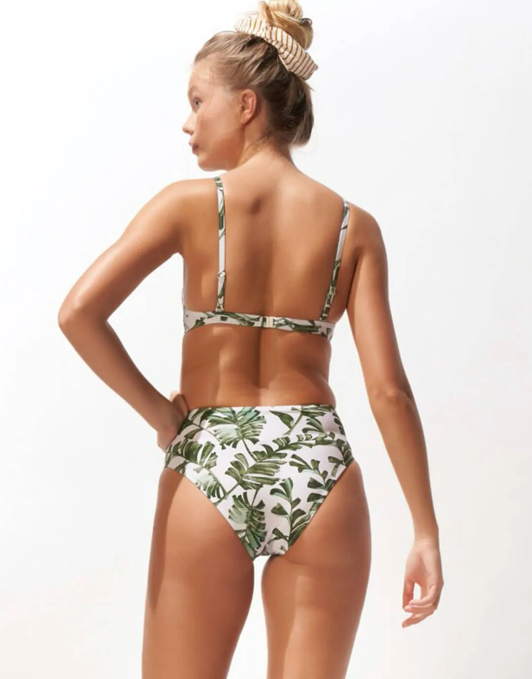 Summer Duo Underwired Bikini Top - Leafy Breeze