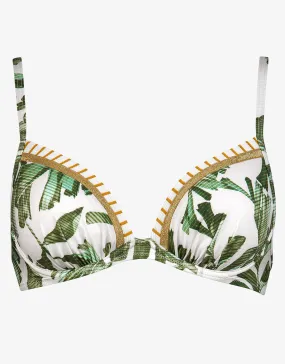 Summer Duo Underwired Bikini Top - Leafy Breeze