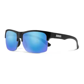 Suncloud Rambler Lite Sunglasses Matte Black/Polarized Blue Mirror