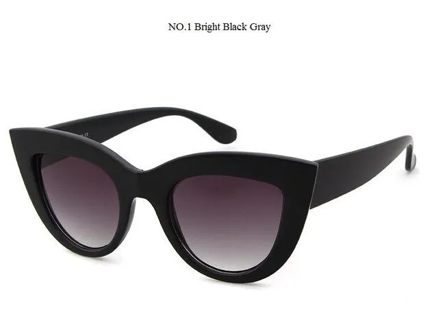 Sunglasses - Fashion Half Frame Women Sunglasses