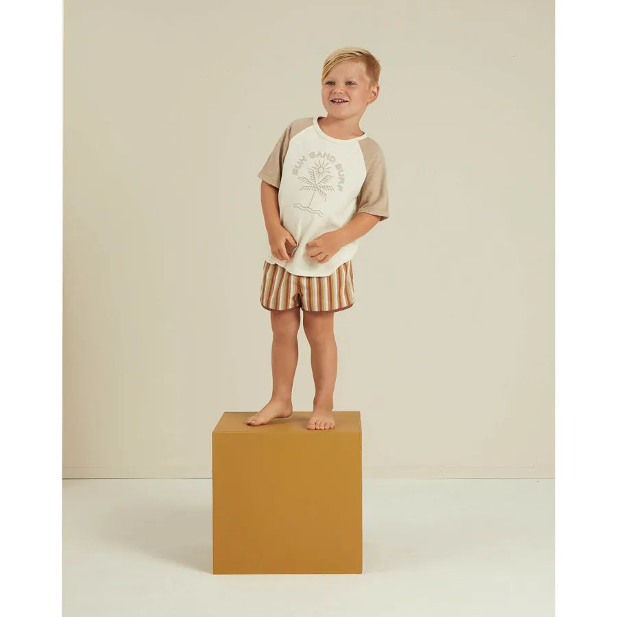 Swim Trunk - Multi-Stripe