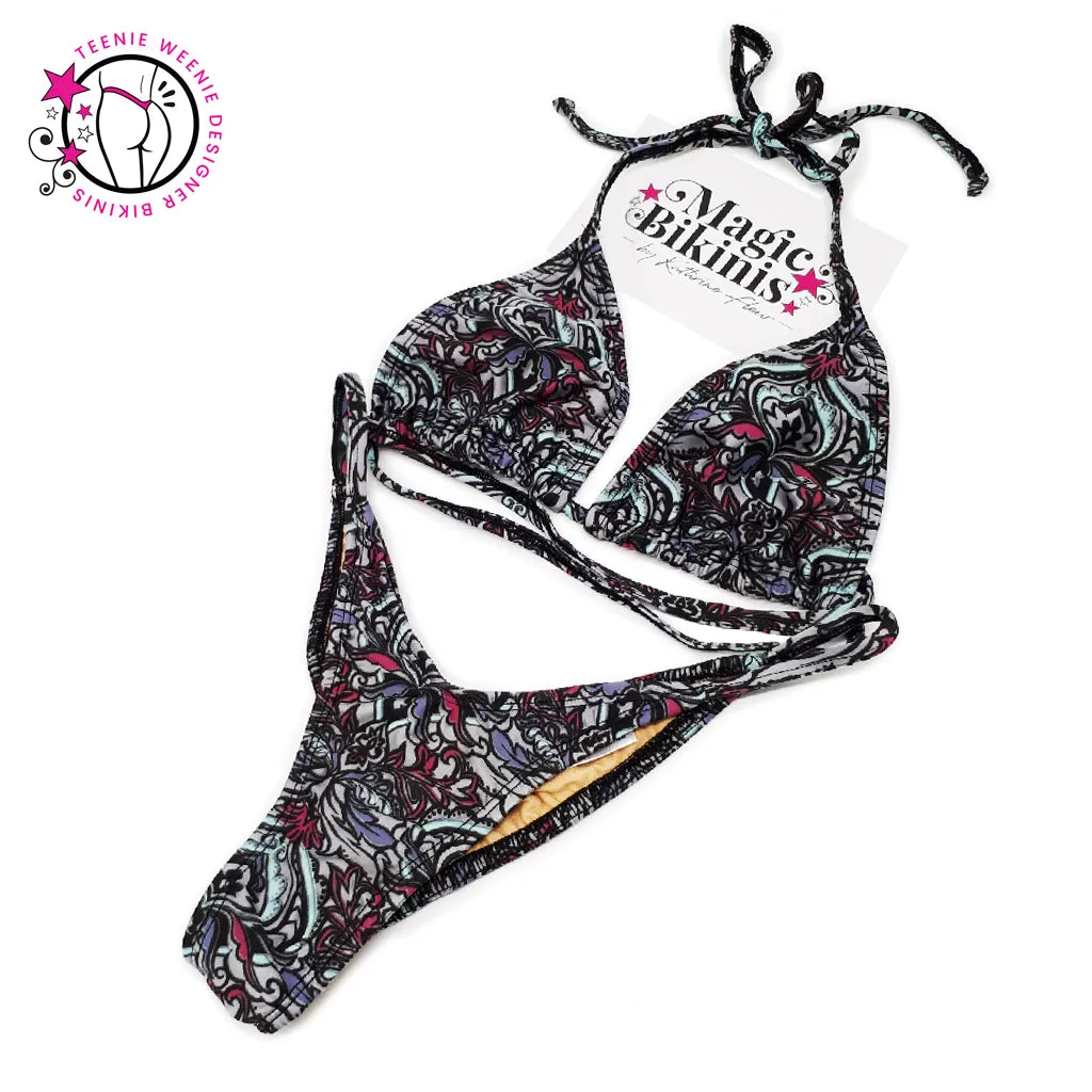 Teenie Weenie Bikini No.07Grey Floral