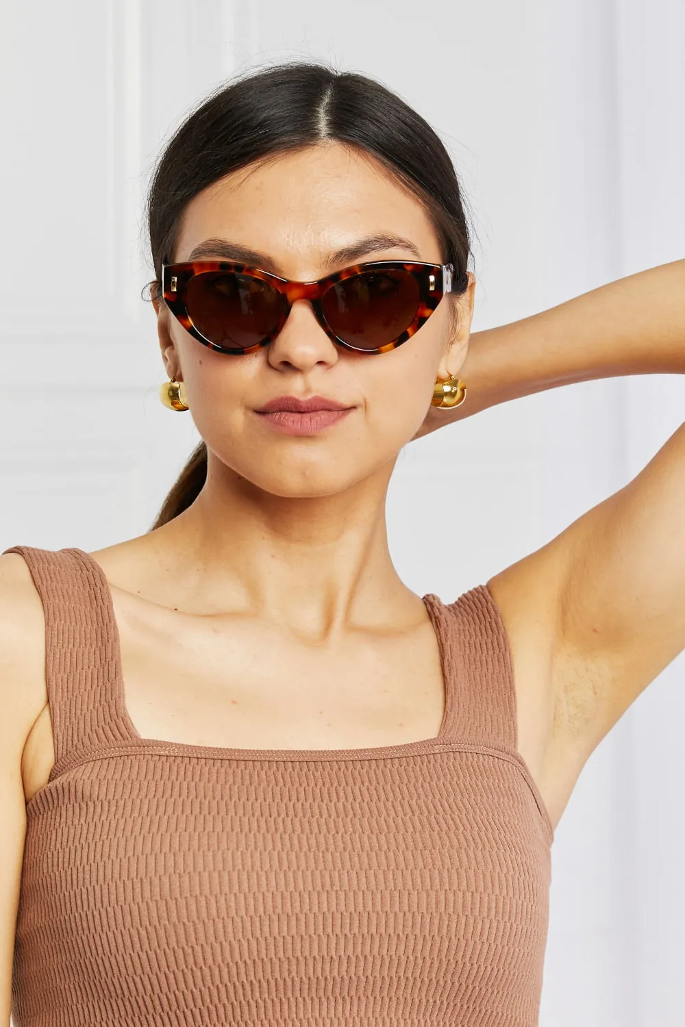 Tortoiseshell Acetate Frame Sunglass