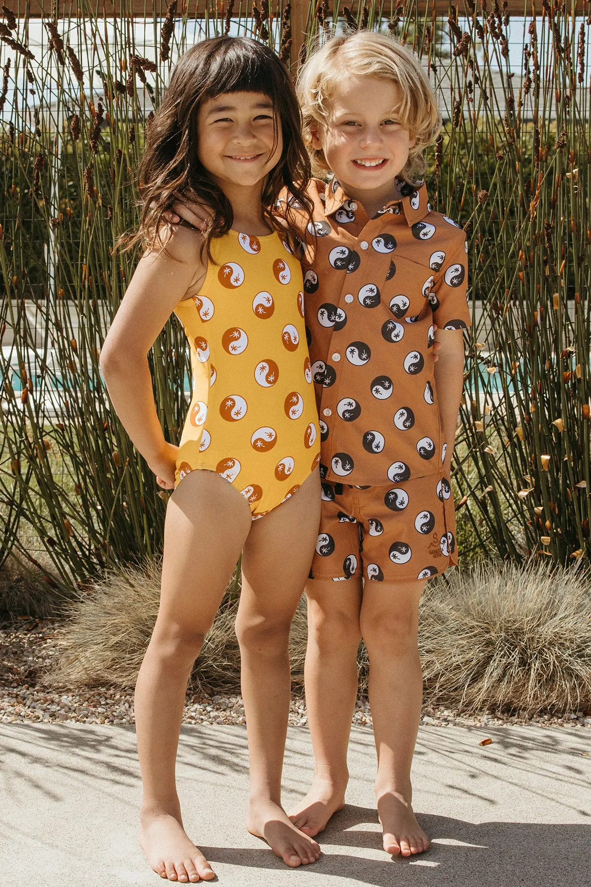 Tropical Yin Yang / One Piece Swimsuit