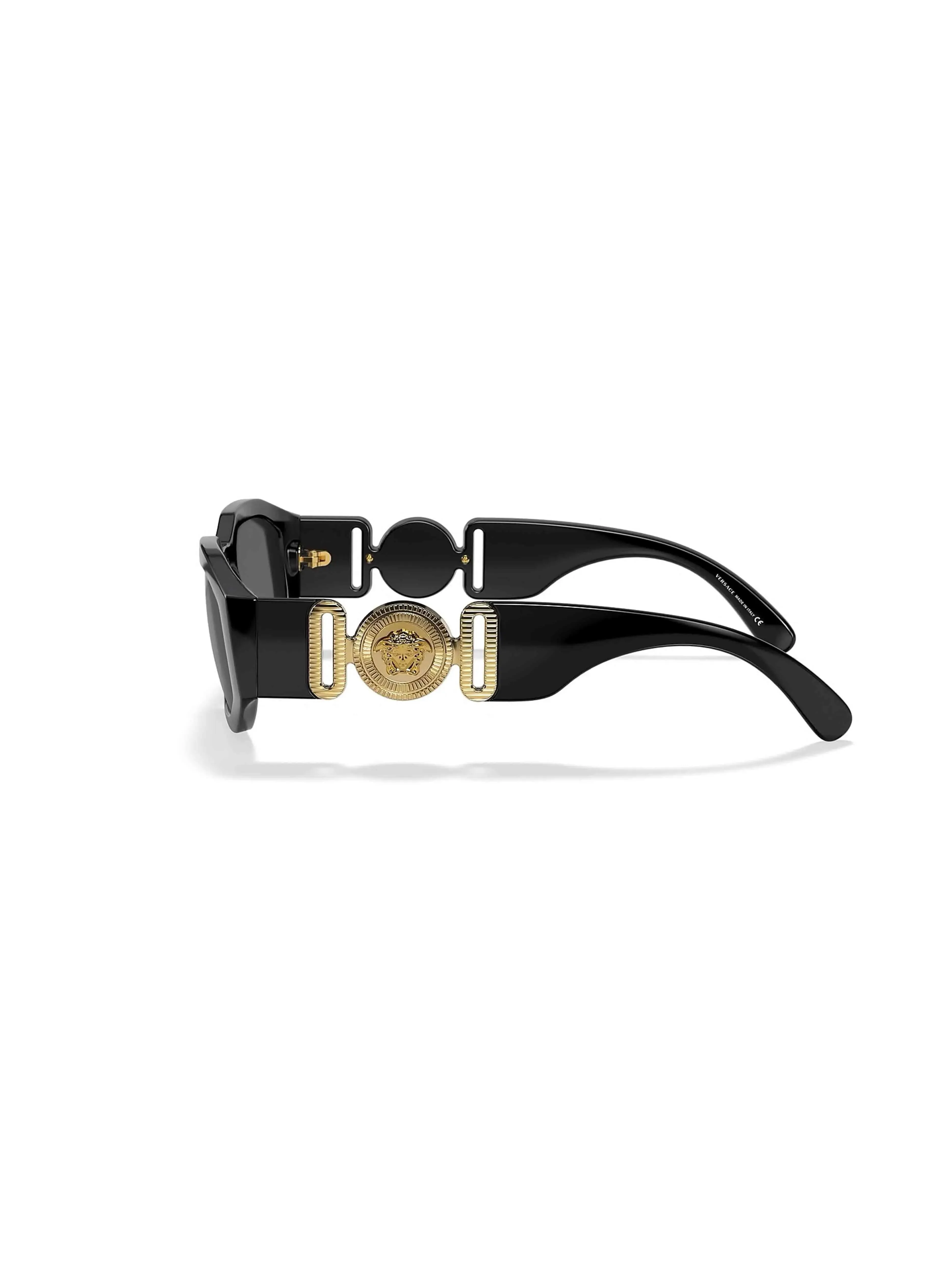 Versace Grey-Black & Black VE4361 Sunglasses