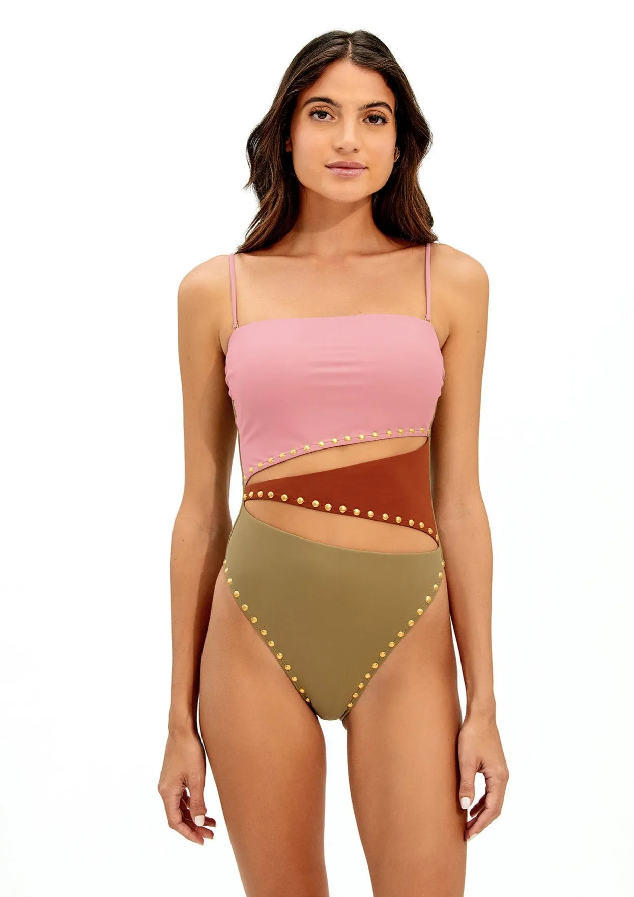 Vix Solid Frida Block Stud Fullpiece